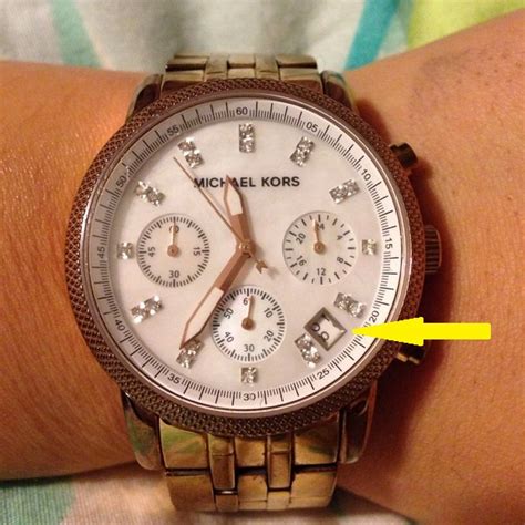 what do fake michael kors watches look like|genuine michael kors watch.